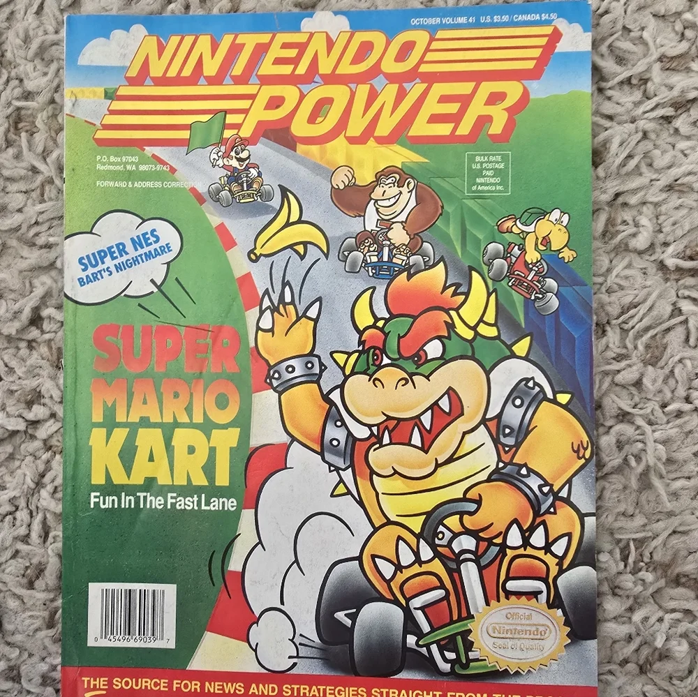 Nintendo Power Magazine - Super Mario Kart Edition